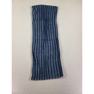 Marc New York Scarf Mens One Size‎ Blue Knit Striped Neck Warmer Rectangular